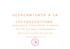 Vista previa - Refuerzo / NEE / Materiales de apoyo - Libro de las últimas consonantes - página 2