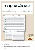 Vorschau - Arbeitsblätter - Schreibblätter Buchstaben - Deckblatt