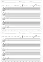 Vorschau - Arbeitsblätter - Schreibblätter Buchstaben - Seite 2