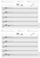 Vorschau - Arbeitsblätter - Schreibblätter Buchstaben - Seite 3