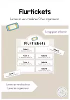 Vorschau - Poster - Flurtickets - Lernorte organisieren - Deckblatt