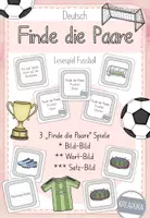 Vorschau - Spiele - Finde die Paare Fussball - Fußball WM - Deckblatt