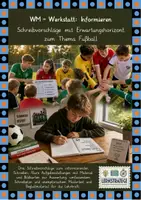 Vorschau - Unterrichtsreihen - WM-Werkstatt: Informierendes Schreiben zum Thema Fußball - Deckblatt