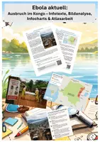 Vorschau - Arbeitsblätter - Ebola aktuell: Ausbruch in Kongo - Was bedeutet das für Deutschland? - Deckblatt