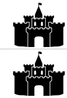 Vorschau - Stationenlernen - Die Monsterburg-Mathe-ZR10-Klettmappe - Seite 1
