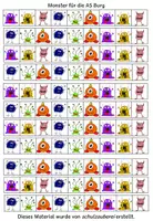 Vorschau - Stationenlernen - Die Monsterburg-Mathe-ZR10-Klettmappe - Seite 2