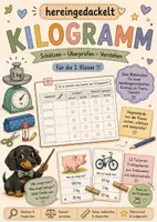 Vorschau - Arbeitsblätter - Einführung Kilogramm: Schätzen und Messen - Deckblatt