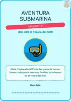 Vista previa - Unidades / Secuencias / Situaciones de Aprendizaje - Cuadernillo Vol8. HastaEl500. Aprende los números jugando. - página 1