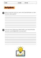 Vorschau - Arbeitsblätter - Wie findet man eine Geschäftsidee? - Seite 3