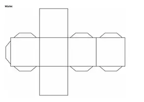 Vorschau - Mal- und Bastelvorlagen - Geometrische Körper basteln & begreifen Bastelbogen Körpernetze - Seite 1