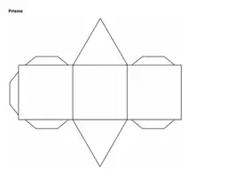 Vorschau - Mal- und Bastelvorlagen - Geometrische Körper basteln & begreifen Bastelbogen Körpernetze - Seite 2