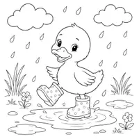 Vorschau - Mal- und Bastelvorlagen - Enten Ausmalbilder (50 lustige Malvorlagen) inkl. Stundenentwurf (PDF) - Seite 2