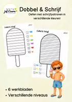 Voorbeeld - Zomer - Dobbel & Schrijf - Voorblad