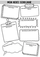 Vorschau - Anderer Materialtyp - Mein neues Schuljahr - Deckblatt