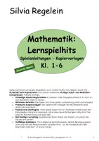 Vorschau - Spiele - Schlapp hat seinen Hut verloren, aus: Lernspiele, Kl. 1-6 - Deckblatt