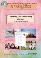 Vorschau - Arbeitsblätter - Speaking test - Describing pictures - Deckblatt