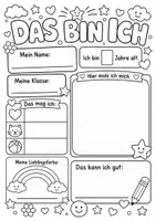 Vorschau - Arbeitsblätter - Schulanfang Steckbrief - Seite 2