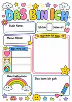 Vorschau - Arbeitsblätter - Schulanfang Steckbrief - Seite 3