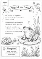Vorschau - Arbeitsblätter - Der Frosch-Sachkundeheft mit Quiz, Forschungsauftrag & Lösungen | Grundschule Klasse 1-4 - Seite 2