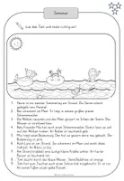Vorschau - Arbeitsblätter - Lies und male - Sommer - Seite 3