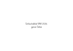 Vorschau - Arbeitsblätter - Schleichdiktat/ Schreibspaziergang Fußball-WM 2026 - Seite 3