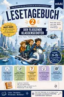 Vorschau - Stundenentwürfe - Lesetagebuch 2- NEU - Der fliegende Klassenscooter - Deckblatt