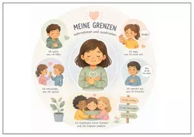 Vorschau - Arbeitsblätter - Grenzen setzen I Meine Grenzen - Seite 1