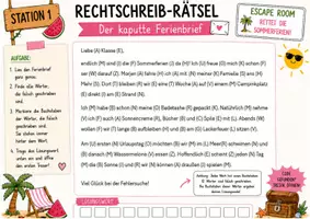 Vorschau - Spiele - Escape Room zum Schuljahresende – Rettet die Sommerferien! - Seite 1