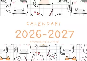 Vista previa - Decoración del aula - Calendari Curs Escolar 26-27 - Portada