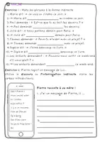 Vorschau - Arbeitsblätter - discours indirect et interrogation indirecte - AB - Seite 2