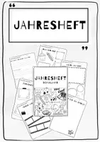 Vorschau - Mal- und Bastelvorlagen - Jahresheft / Portfolio - Deckblatt