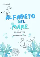 anteprima - Materiale di supporto/inclusione - ALFABETO DEL MARE DA COLORARE - Pagina di copertina