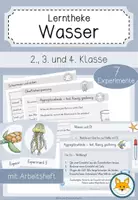 Vorschau - Stationenlernen - Lerntheke Wasser - Experimente und Forscherheft - Deckblatt