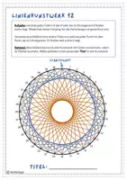 Vorschau - Arbeitsblätter - Math-Art (Linienkunstwerke) - Seite 1