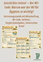 Vorschau - Arbeitsblätter - Geschichte retten! – Der Nil-Code: Warum war der Nil für Ägypten so wichtig? - Deckblatt