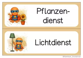 Vorschau - Anderer Materialtyp - Oktopusklasse Klassendienste Klassentier Oktopus - Seite 2