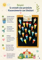 Vorschau - Mal- und Bastelvorlagen - Kreative Schnupperstunde für zukünftige Erstklässler - Meine kleine Schultüte - Seite 3