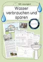 Vorschau - Stundenentwürfe - Wasser verbrauchen und sparen - Deckblatt