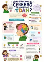 Vista previa - Refuerzo / NEE / Materiales de apoyo - Pack pósters infográficos TDAH - página 2