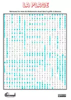 Vorschau - Arbeitsblätter - LA PLAGE – Dictionnaire visuel et mots mêlés (40 mots) - Seite 3