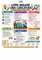 Vorschau - Merkblätter - Cómo analizar una caricatura (Redemittel-Übersicht) - Deckblatt