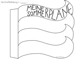 Vorschau - Mal- und Bastelvorlagen - 🏄♀️Meine Sommerferienpläne - Kreatives Surfboard-Projekt für die Grundschule☀️ - Seite 3