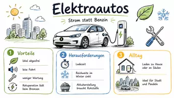Vorschau - Arbeitsblätter - Arbeitsblätter mit Dialog zum Thema "Elektroautos" + Infografik - Seite 2
