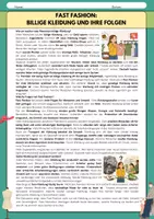 Vorschau - Arbeitsblätter - Fast Fashion: Billige Kleidung und ihre Folgen - Seite 1