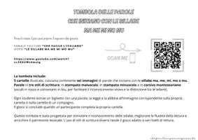 anteprima - Giochi - SILLABE MA ME MI MO MU – TOMBOLA PAROLE - Pagina 1
