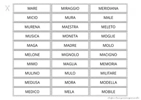anteprima - Giochi - SILLABE MA ME MI MO MU – TOMBOLA PAROLE - Pagina 3