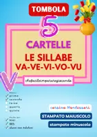 anteprima - Giochi - SILLABE VA VE VI VO VU – TOMBOLA PAROLE - Pagina di copertina