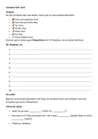 Vorschau - Arbeitsblätter - Shopping Role Cards Klasse 5 und 6 - Seite 3
