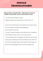 Vorschau - Arbeitsblätter - Konjunktion "Deshalb" (A2) - Erklärung, Übungen, Lösungen - Seite 3