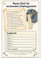 Vorschau - Arbeitsblätter - Schöpfungsgeschichte Klasse 5-6: Escape Room - Seite 2